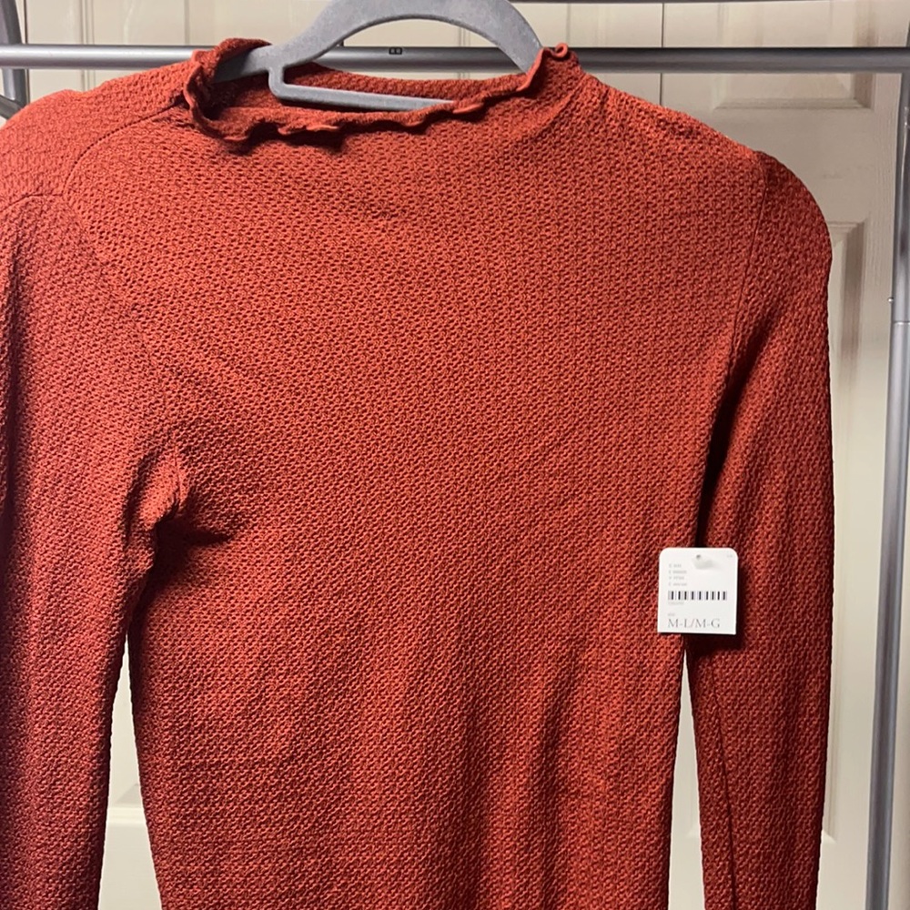 Intimately Free People NWT burnt orange bodysuit